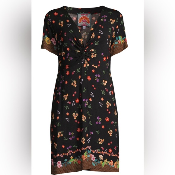 NWT Johnny Was Nani Twist Floral Front Swing Midi Dress Size X Large - Picture 3 of 11